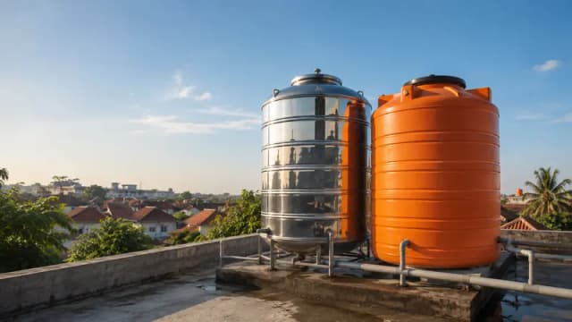 Tandon Air Stainless vs Plastik: Mana yang Lebih Baik untuk Rumah?
