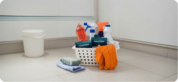 Aquapress cleaning supplies