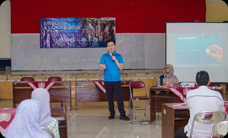 Presentasi program air bersih
